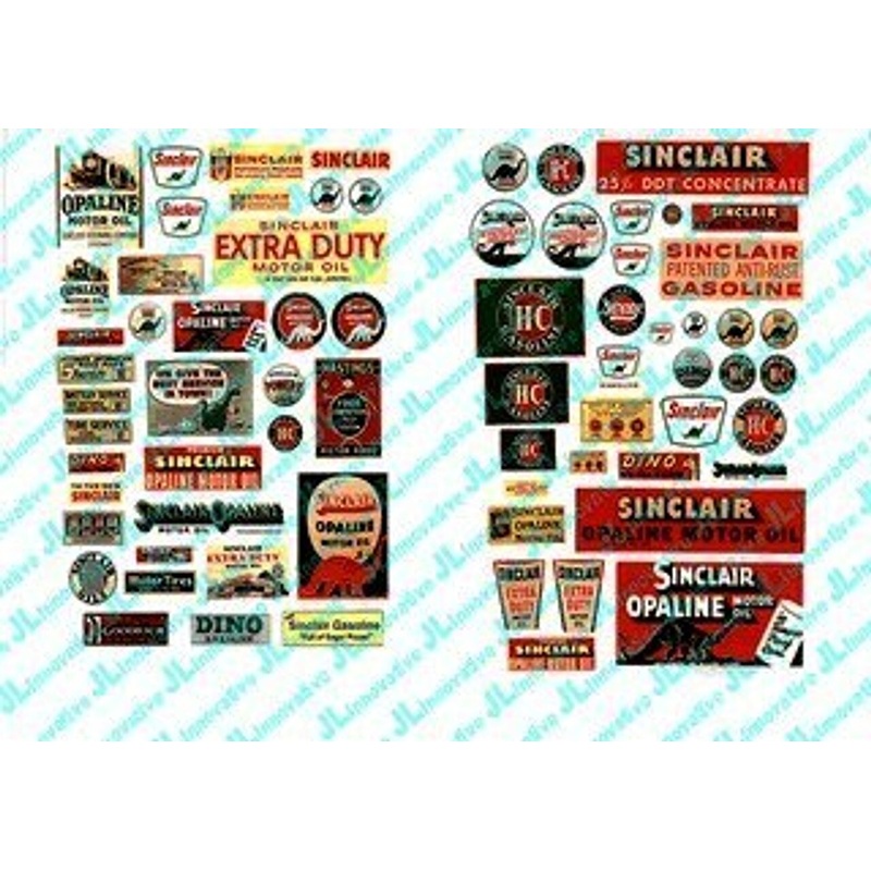 Vintage Sinclair Gas Station Posters/Signs