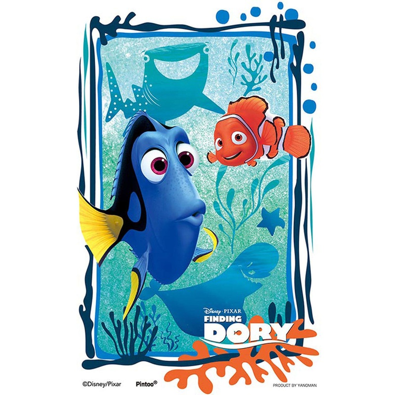 Yanoman Clear Stand Jigsaw Puzzle 2500-25 Finding Dory (132 Pieces)