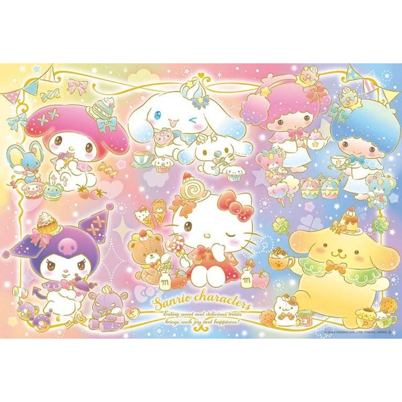 Beverly 150L-001 Jigsaw Puzzle Sanrio Snack Time (150 L-Pieces)