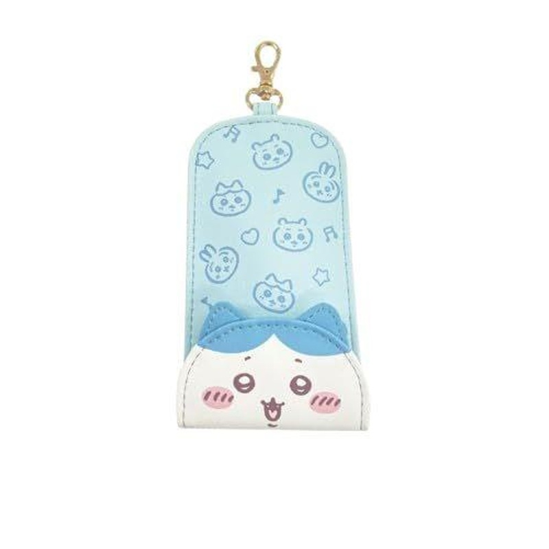 Hachware Reel Attached Key Case Blue (Chiikawa)
