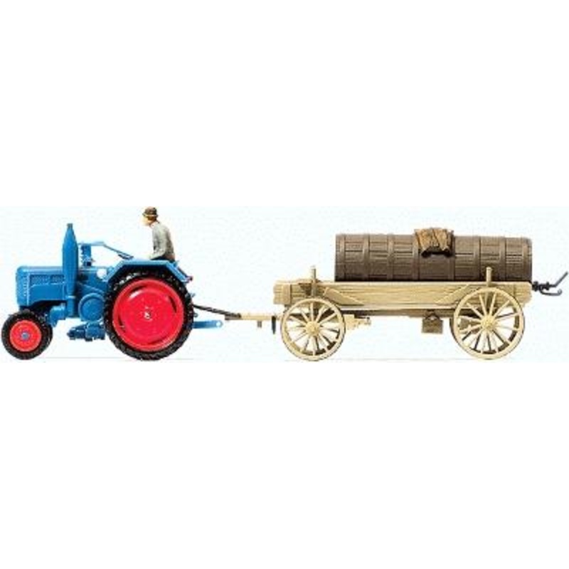 Lanz D 2416 Tractor with Liquid Fertilizer Wagon