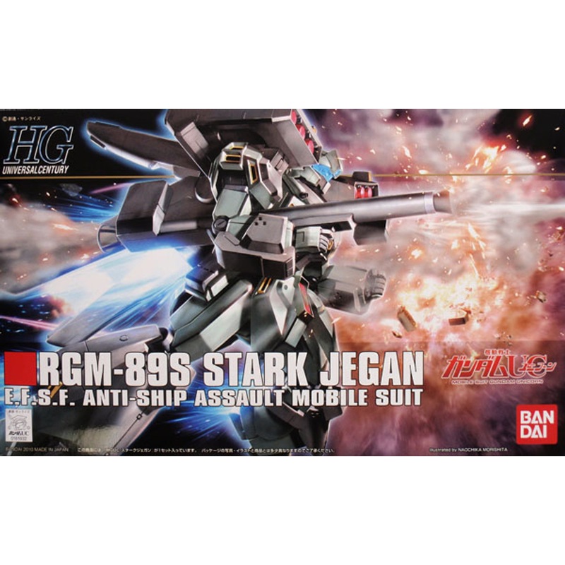 Bandai HGUC 104 Gundam RGM-89S STARK JEGAN 1/144 Scale Kit