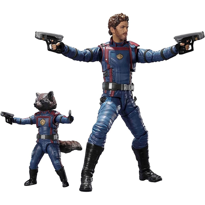 Bandai S.H.Figuarts Star-Lord Peter Quill & Rocket Raccoon Figure (Guardians of the Galaxy)