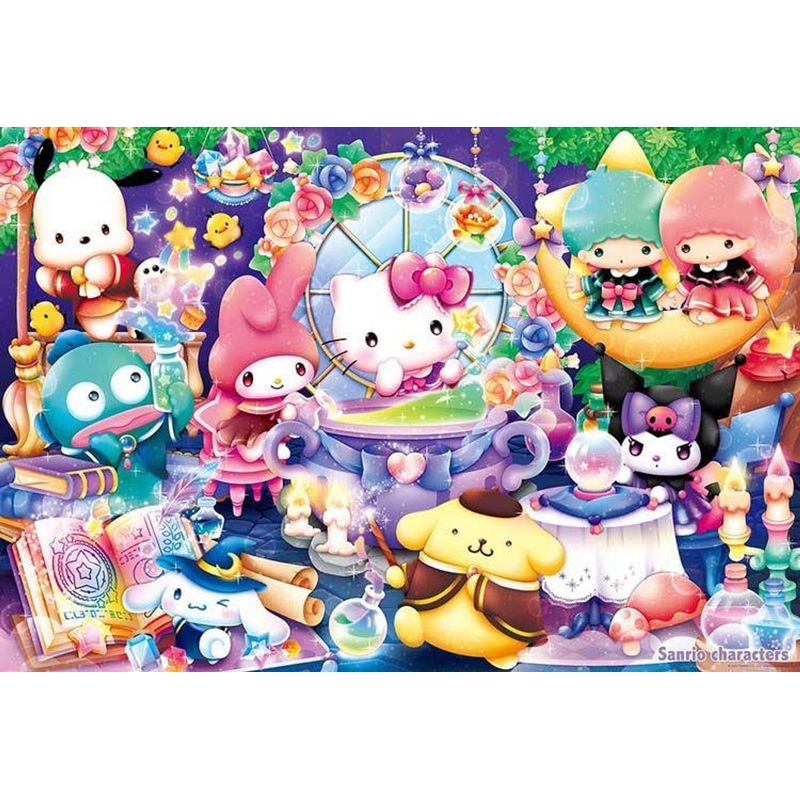Beverly 1000-048 Jigsaw Puzzle Sanrio Characters Magic Laboratory (1000 Pieces)