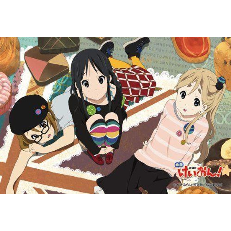 Beverly M108-117 Jigsaw Puzzle K-On! Ritsu, Mio, Mugi London Style (108 Pieces)