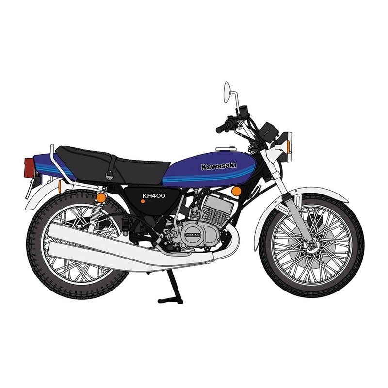 Hasegawa 1/12 Kawasaki KH400-A6 Plastic Model