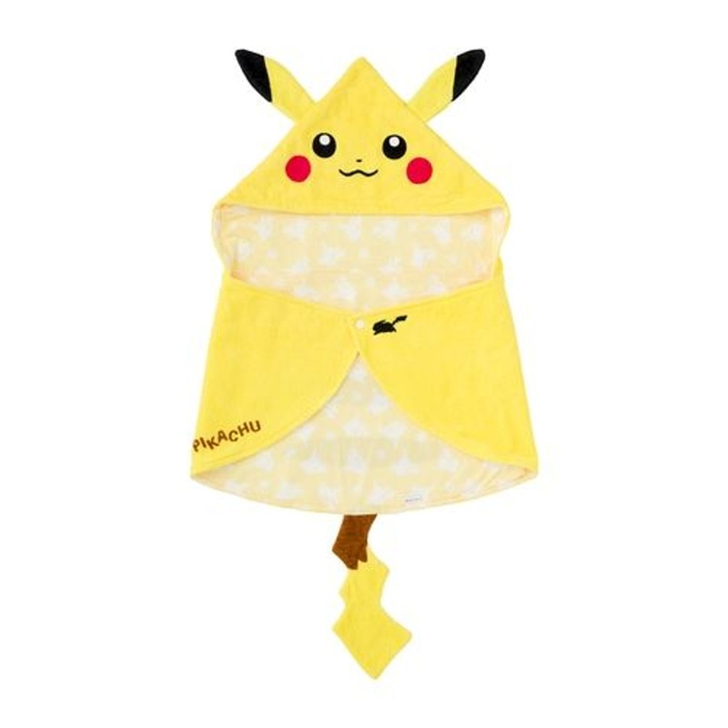 Pokemon Center Original Cool Touch Hooded Towel PIKACHU (For Kids)