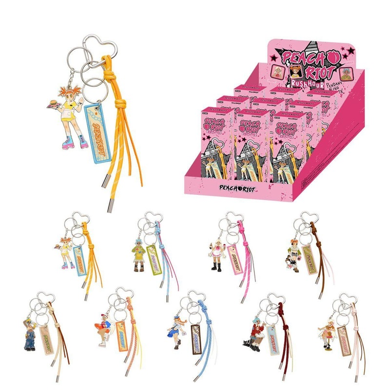 POP-MART Peach Riot Rush Hour Series Pendant Assortment Box (9 BOX RANDOM)
