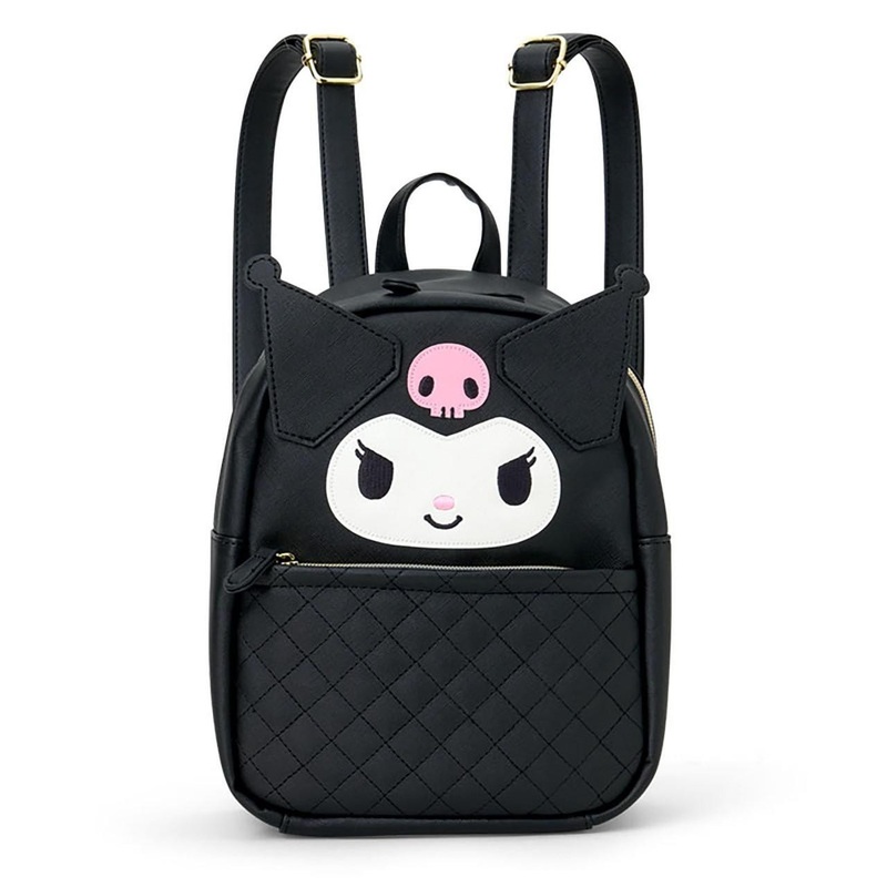 Sanrio Kuromi Face-Shaped Backpack PU Leather