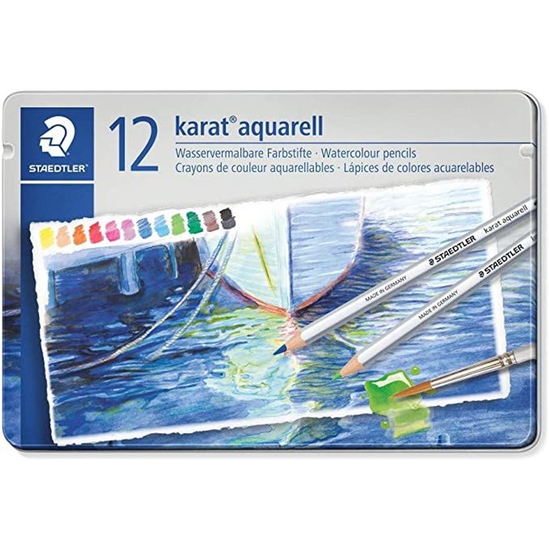 Staedtler Watercolor Pencil 12 Colors Karat Aquarell