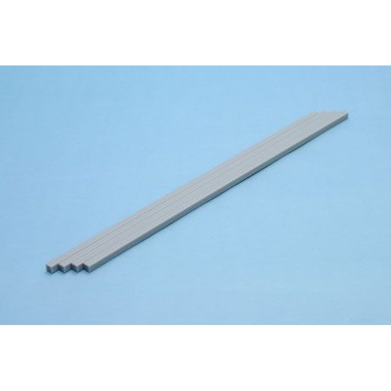 Wave Pla Material Square Stick (Gray) 5.0mm x4 Set