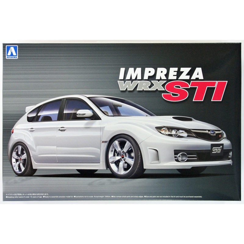 Aoshima 49730 GRB Subaru Impreza WRX STi 2007 1/24 Scale Kit