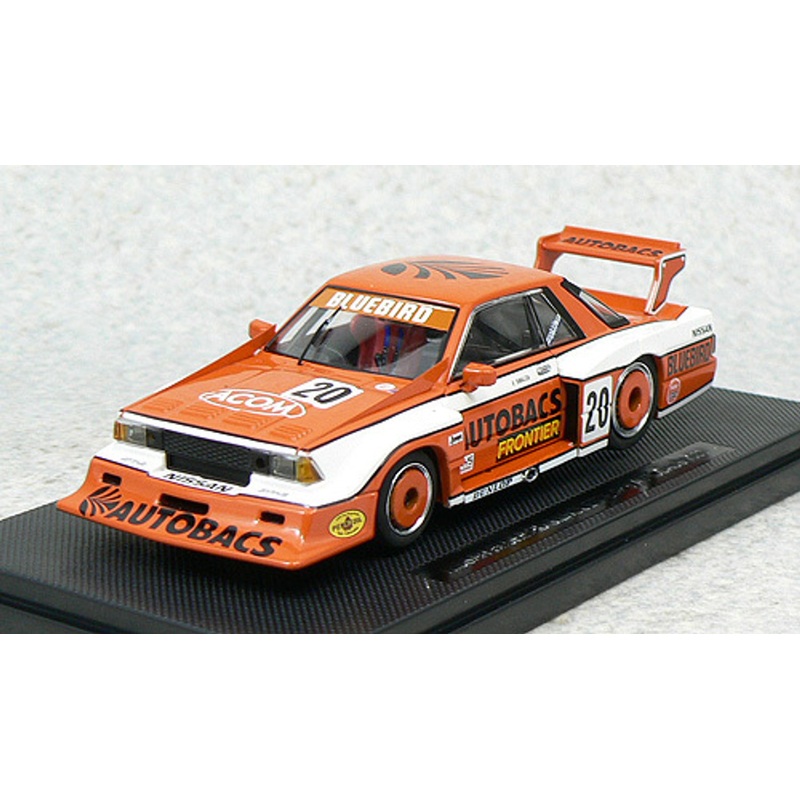 Ebbro 44357 Nissan Bluebird Silhouette Gr.5 Autobacs 1982 No.20 (Orange/White)