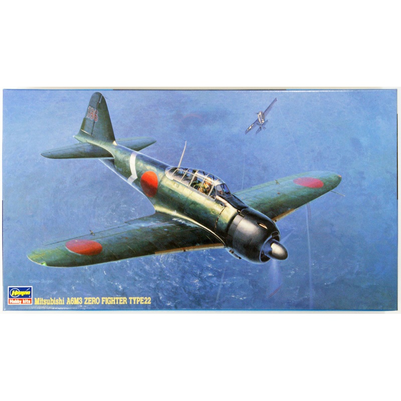 Hasegawa JT17 MITSUBISHI A6M3 ZERO TYPE 22 (ZEKE) 1/48 Scale Kit