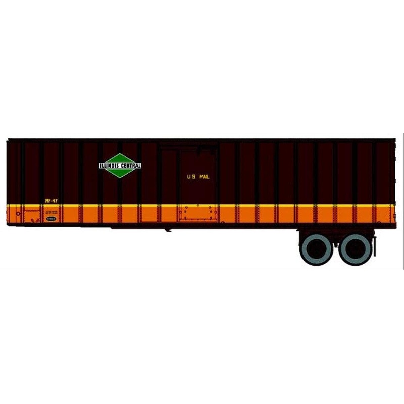 Illinois Central Flexi-Van 40′ Trailer (2)