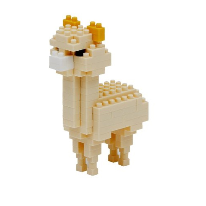 Kawada NBC-079 nanoblock Alpaca Cream