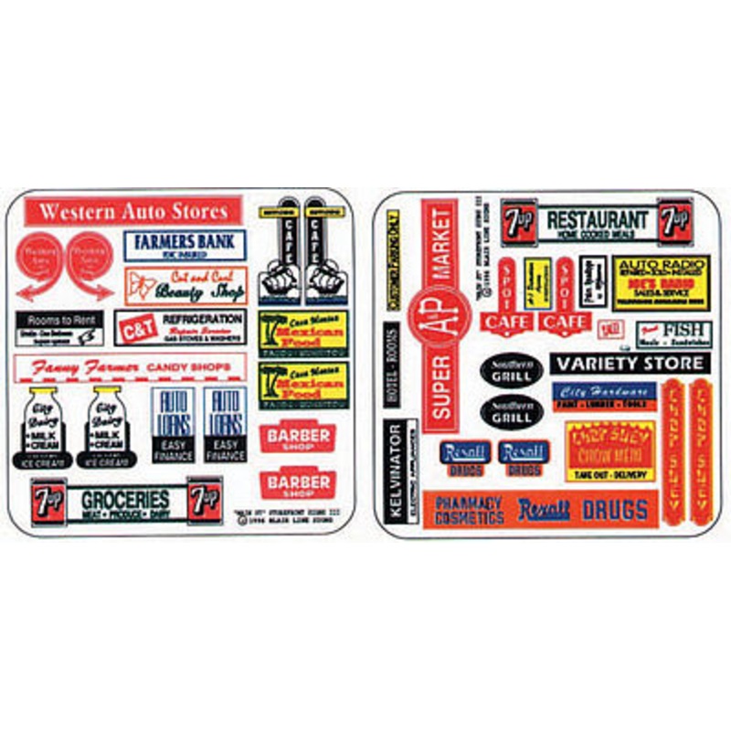 Main St Storefront III – O-Scale