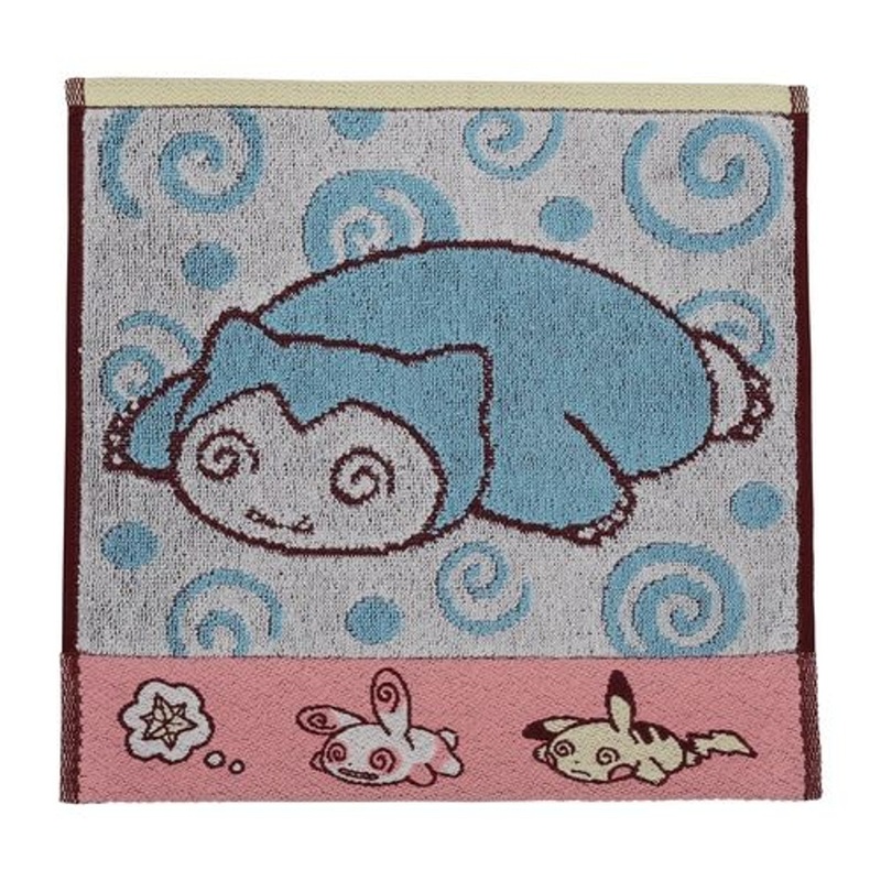 Pokemon Center Original Snorlax Mini Hand Towel – Exhausted –