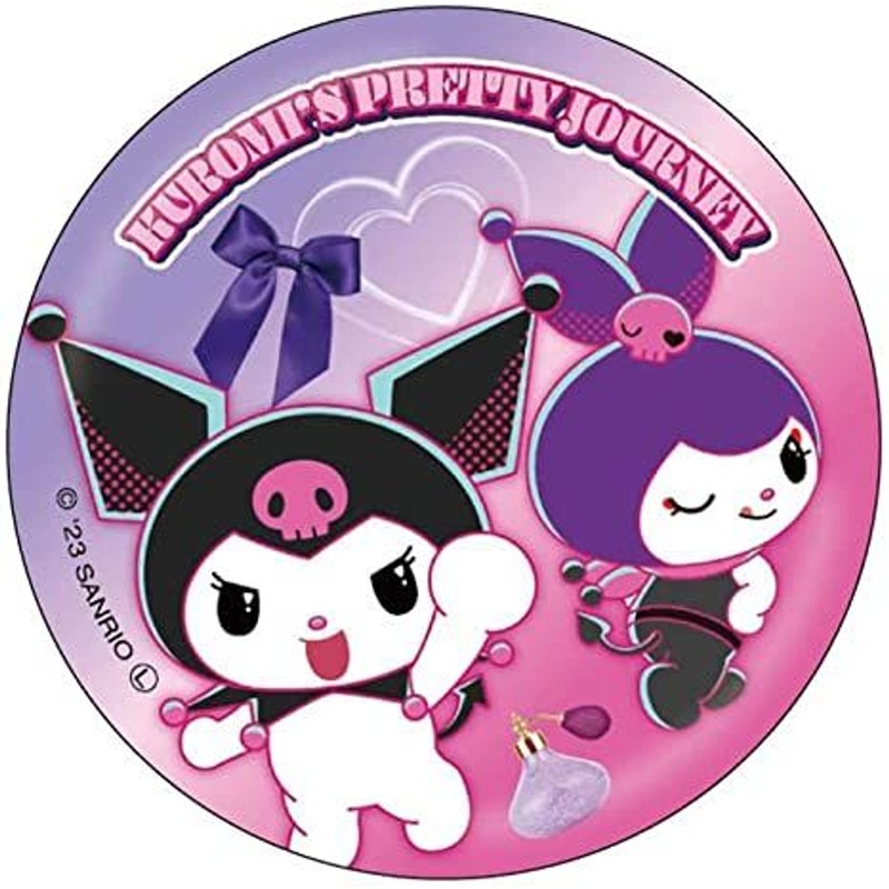 T’s Factory Sanrio Glow in the Dark Button Badge KUROMI’S PRETTY JOURNEY