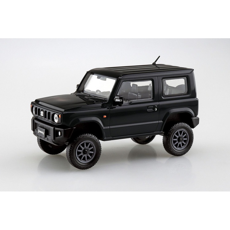 Aoshima The Snap Kit 1/32 Suzuki Jimny Custom Wheel (Bluish Black Pearl 3) Plastic Model