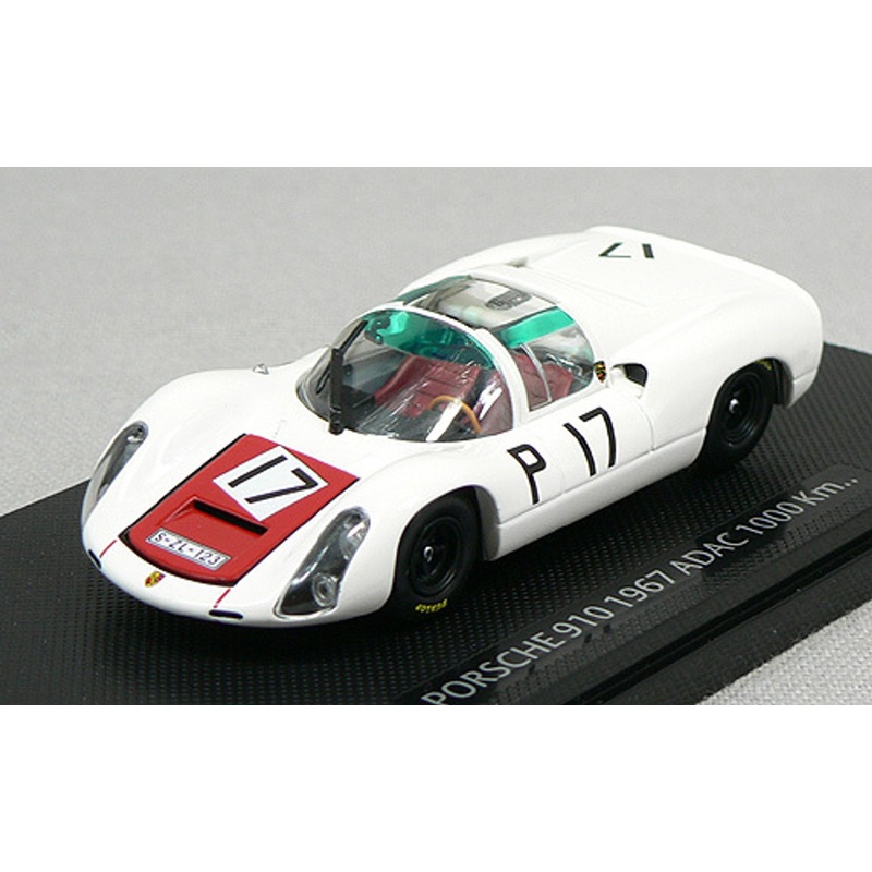 Ebbro 43640 Porsche 910 ’68 Nurburgring 1000km Winner No.17 (White) 1/43 Scale