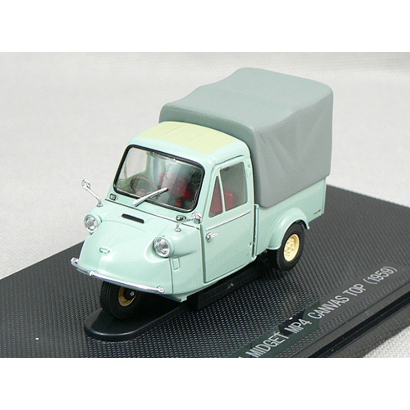 Ebbro 43855 Daihatsu Midget MP4 Canvas Top Truck 1959 (Green) 1/43 Scale