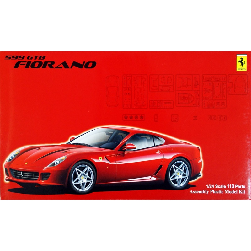 Fujimi FR-12 Ferrari 599GTB with Etching Parts 1/24 Scale Kit