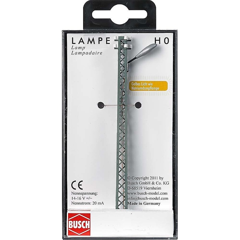 Lattice-Mast Industrial Lamp – Teardrop Housing