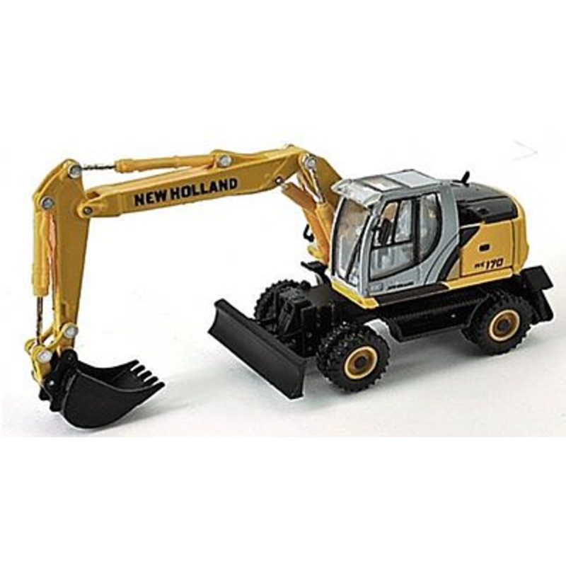 New Holland We170 Wheeled Excavator – Yellow, Black