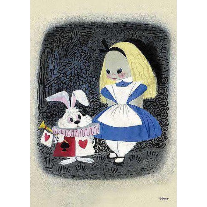 Tenyo D-108-722 Jigsaw Puzzle Alice and the Rabbit (108 Pieces)