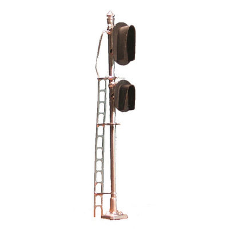 Vertical Signal w/Hood 2 Head 3-Light over 2-Light