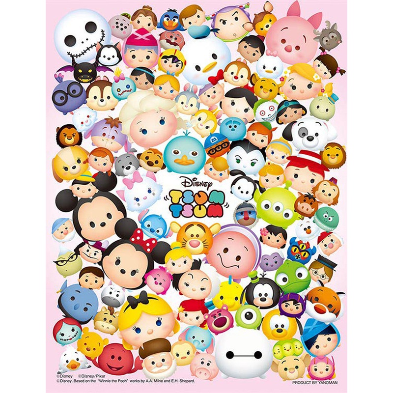 Yanoman Jigsaw Puzzle 42-29 Disney Tsum Tsum -packed- (300 Small Pieces)