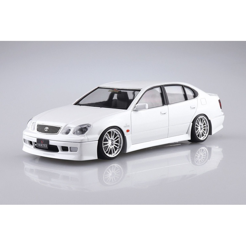 Aoshima The Tuned Car No. 75 1/24 Vertex JZS161 Aristo ’00 (Toyota) Plastic Model