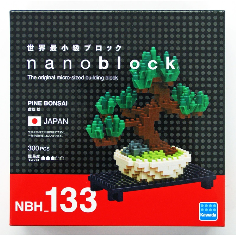 Kawada NBH-133 nanoblock Bonsai Pine