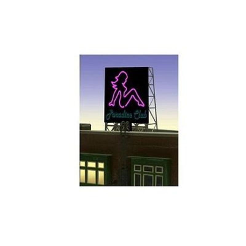 Paradice Club Animated Rooftop Billboard Lattice Support