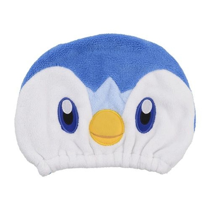 Pokemon Center Original Piplup Kids Towel Cap – Pokemon Diving