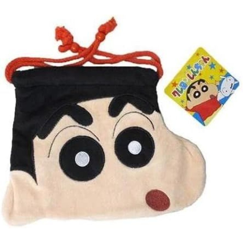 T’s Factory Plush Drawstring Bag Crayon Shin-chan