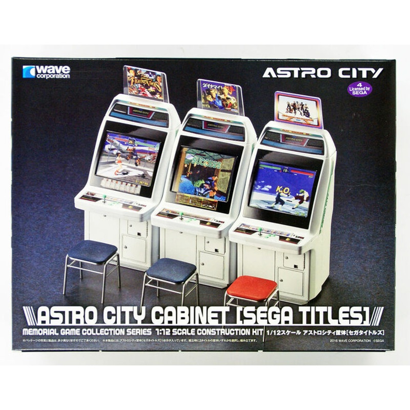 Wave GM017 Memorial Game Collection Astro City Cabinet Arcade Machine1/12 Scale Kit