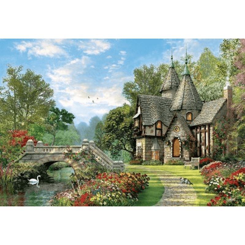 APPLEOne Jigsaw Puzzle 300-291 Dominic Davison Little Classy House (300 Pieces)