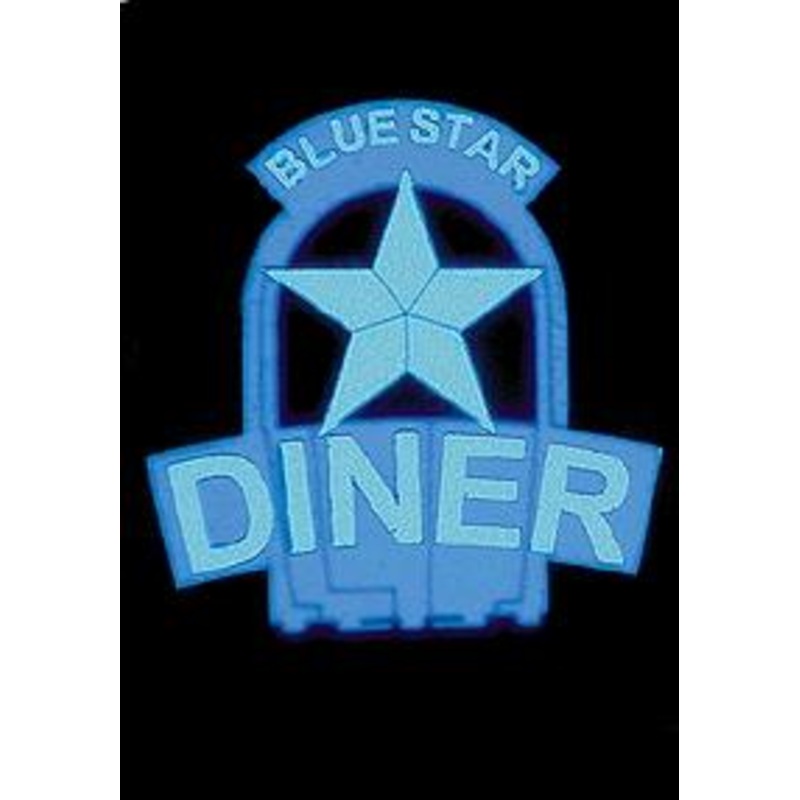 Blue-Star Diner Sign Lighting Kit