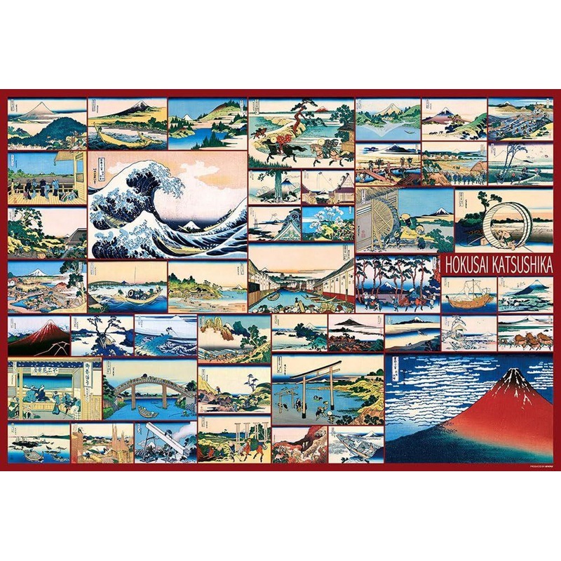 Jigsaw Puzzle Thirty-Six Views of Mount Fuji Collection (1000 Pieces)