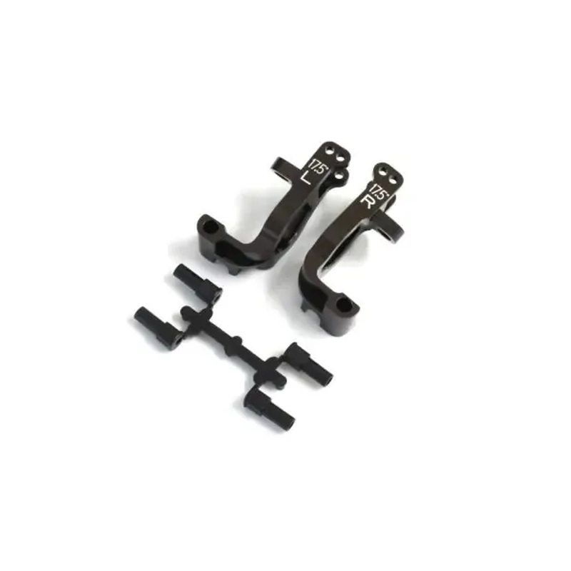 Kyosho IFW474B Al Front Hub Carrier Set(L,R/17.5EEEE/Gum Metallic)