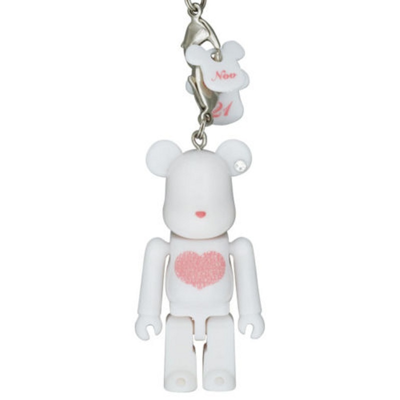 Medicom Happy BE@RBRICK INTERNATIONAL LOVE HEART White 4530956309125