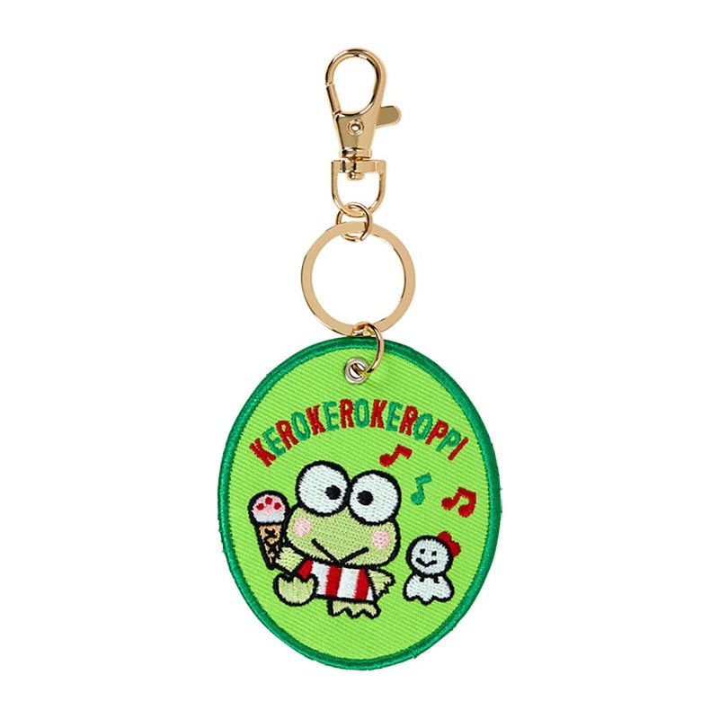 Sanrio Embroidered Patch Keychain (Character Awards First Edition) Kero Kero Keroppi