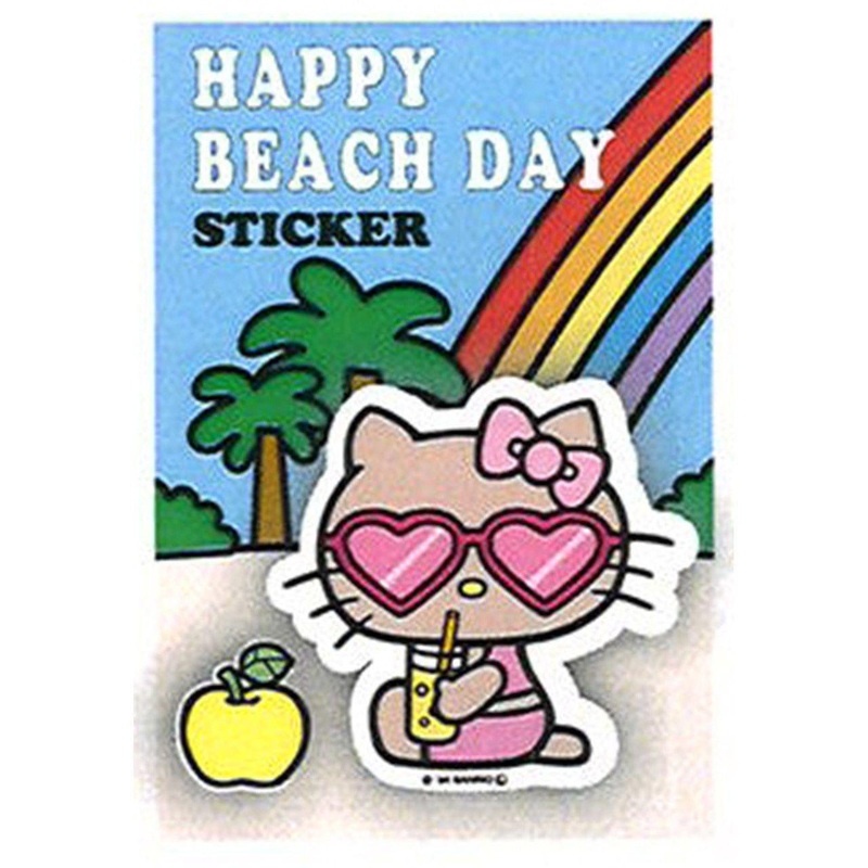 Sanrio Hello Kitty Happy Beach Day Sticker Juice