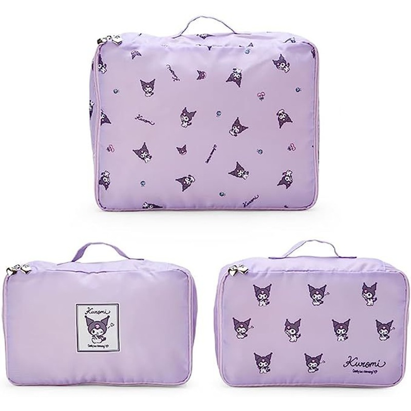 Sanrio Travel Pouch Set of 3 Kuromi