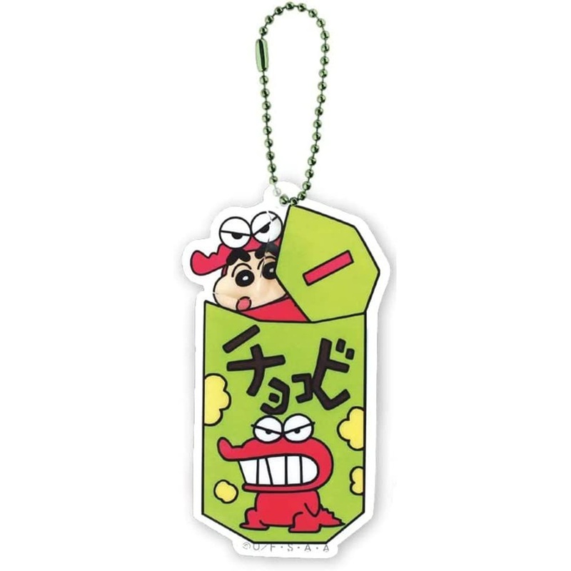 T’s Factory Slidable Acrylic Key Chain – Crayon Shin-chan with Chocobi