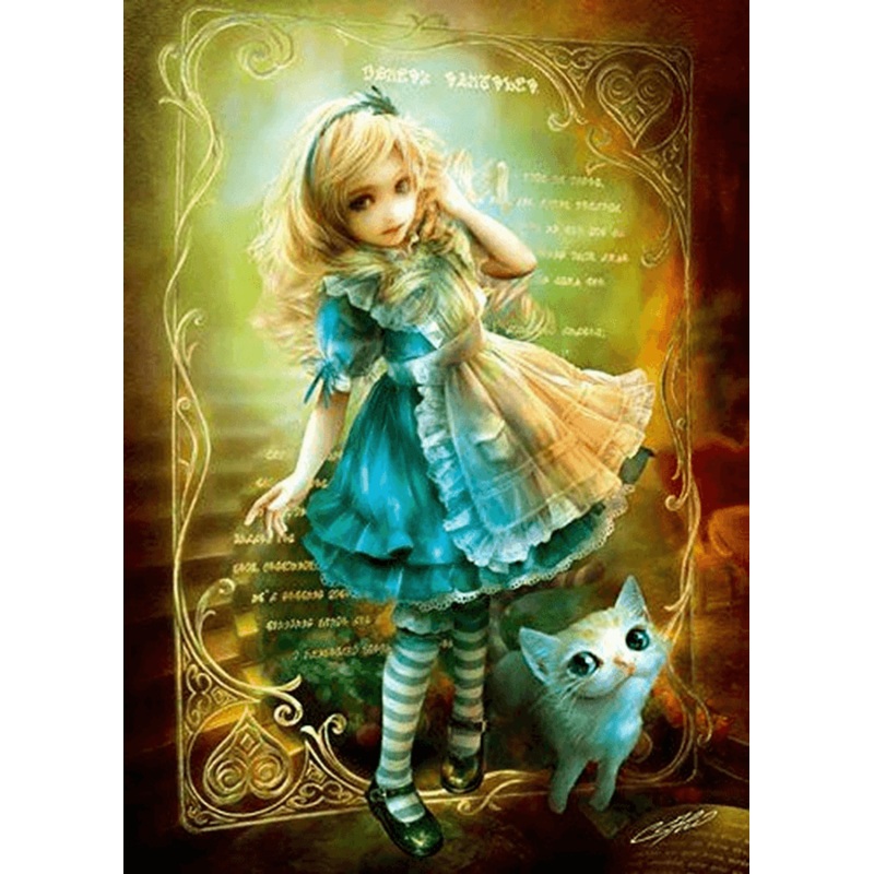 APPLEOne Jigsaw Puzzle 500-223 Alice in Wonderland (500 Pieces)