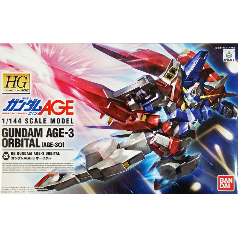 Bandai Gundam HG AGE-26 AGE-3 Orbital (AGE-3O) 1/144 Scale Kit