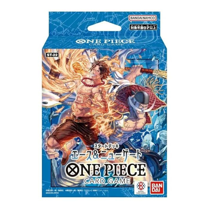 Bandai ONE PIECE Card Game [ST-22] Start Deck – Ace & Newgate